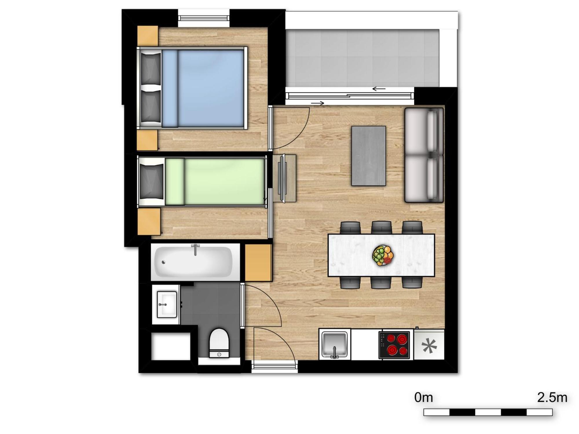 Holiday Suites Westende - Middelkerke Bilik gambar